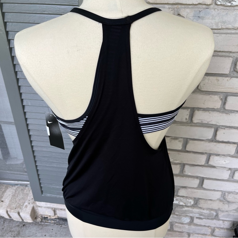 Nike black layered tankini swim top - Picture 4 of 7